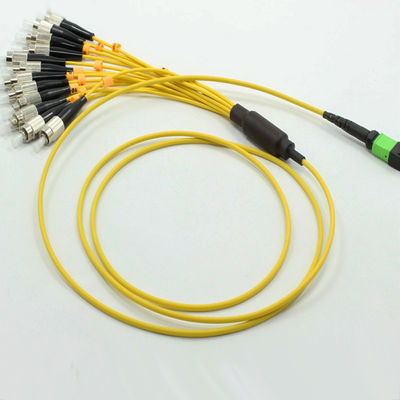 câble à fibres optiques d'adaptateur du noyau MPO du câble 12 de 100G SFP MPO MTP