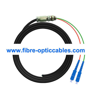 4 Core G652 Waterproof Fiber Optic Cable LSZH SC/APC