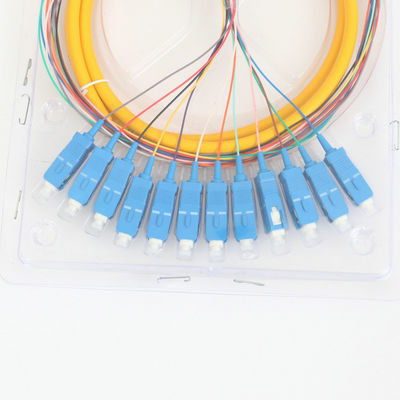 FC ST MTP MPO Multimode Fiber Pigtail 12 Core SC UPC 10G Fiber Pigtail